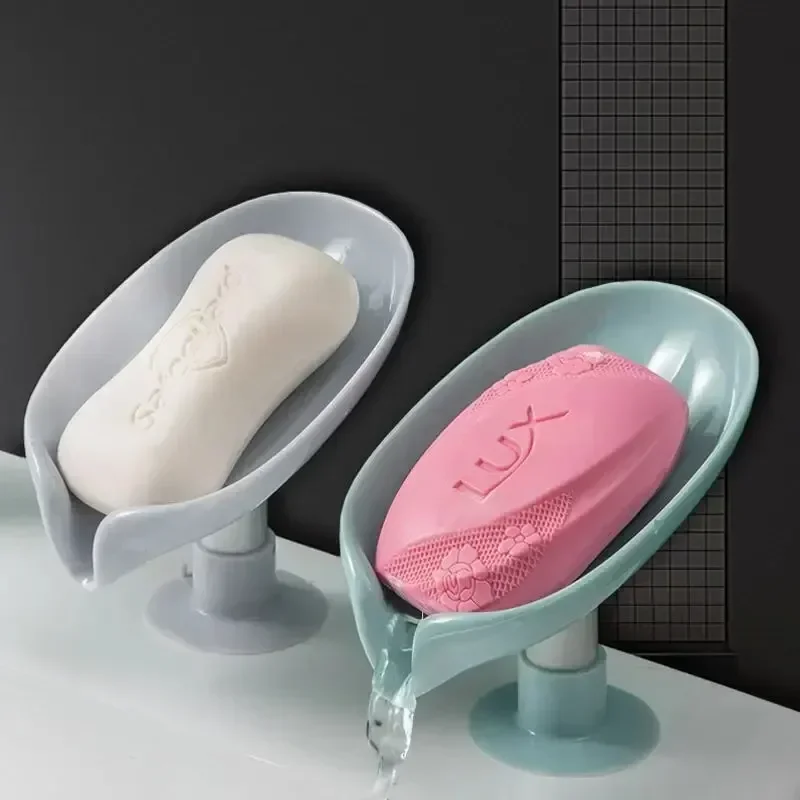 Kitchen Appliances Shelves - 잎 모양 비누 받침대, 흡착식 비누통,