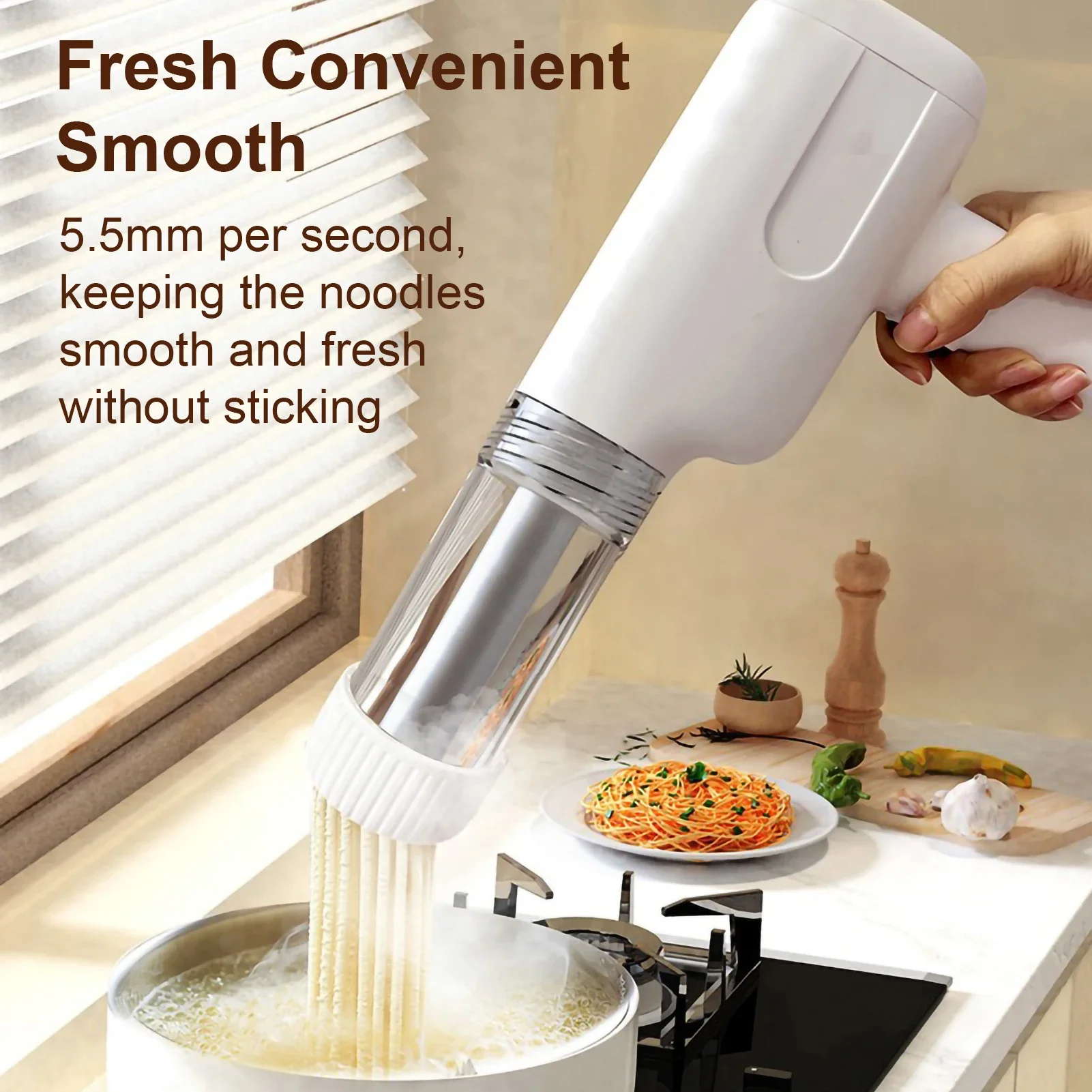 Pasta Machine Electric - 자동 전기 충전 무선 손으로 운영