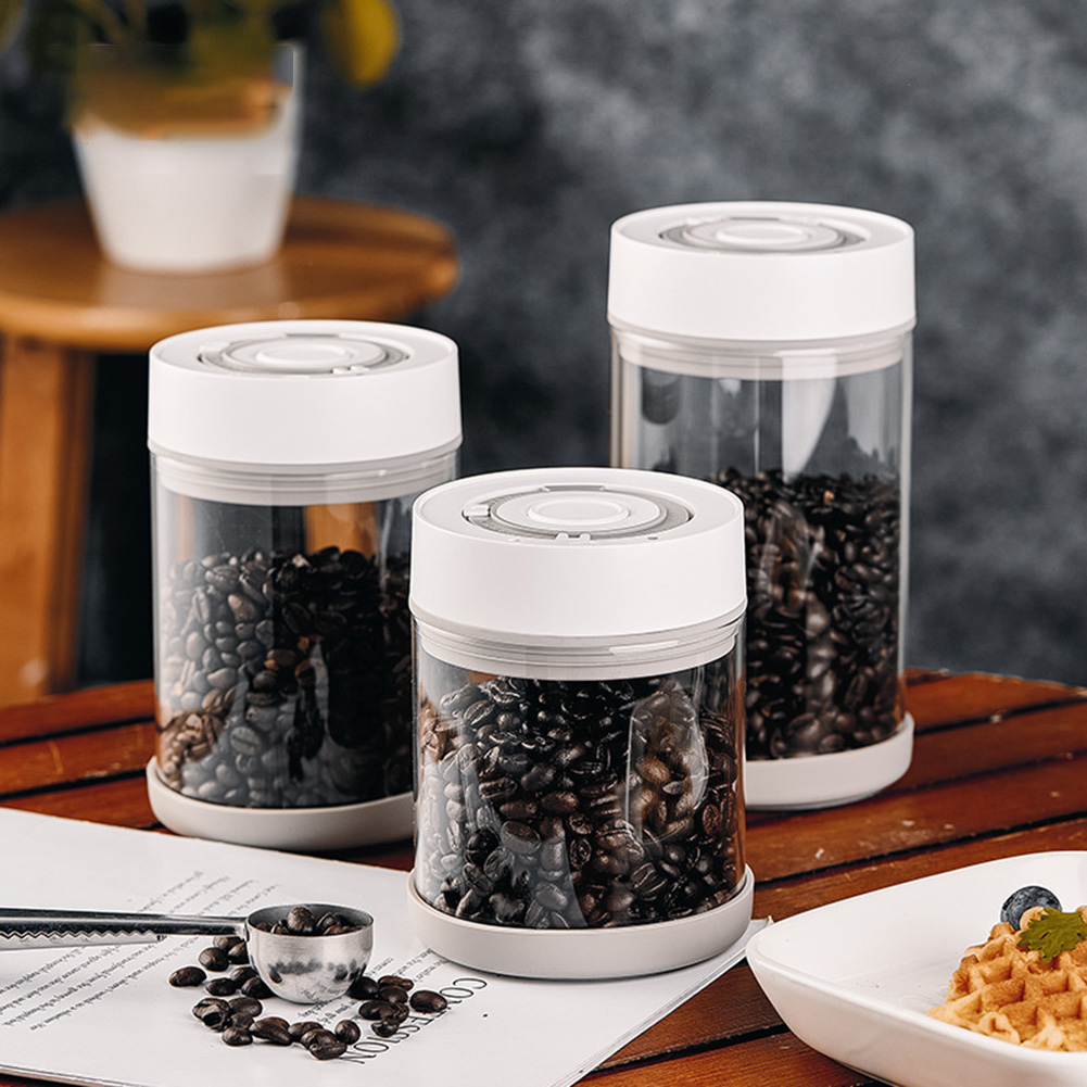 Kitchen Appliances Organizer - 주방 습기 방지 유리 커피콩 항아리