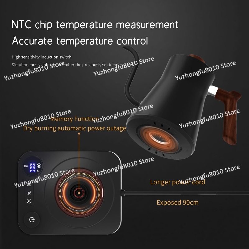 온도계가 있는 전기 구스넥 푸어 오버 커피 주전자 - Electric Kettle Gooseneck 리뷰 및 가격