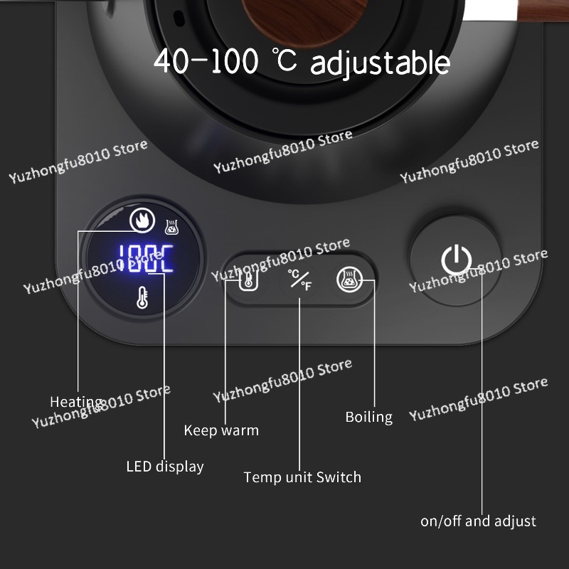 온도계가 있는 전기 구스넥 푸어 오버 커피 주전자 - Electric Kettle Gooseneck 리뷰 및 가격