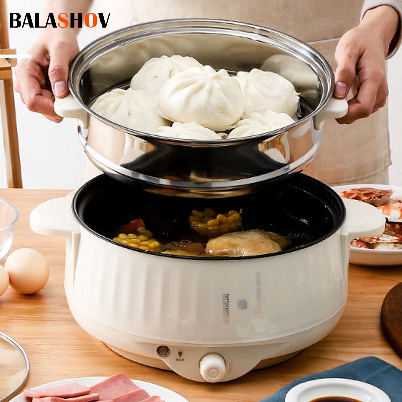 220V 멀티 쿠커 싱글/더블 레이어 전기 냄비 1-2 - Slow Cooker Ceramic 리뷰 및 가격