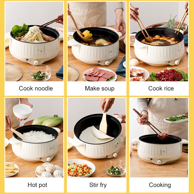 220V 멀티 쿠커 싱글/더블 레이어 전기 냄비 1-2 - Slow Cooker Ceramic 리뷰 및 가격