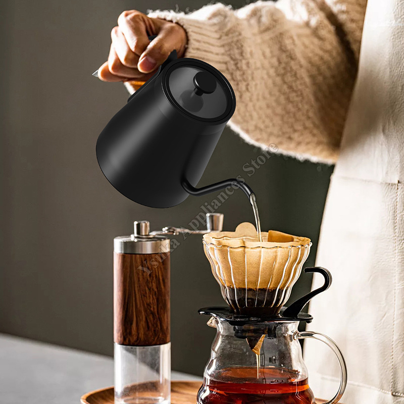 커피포트 지능형 전기 주전자 슬림형 구즈넥 온도 조절  - Electric Kettle Gooseneck 리뷰 및 가격