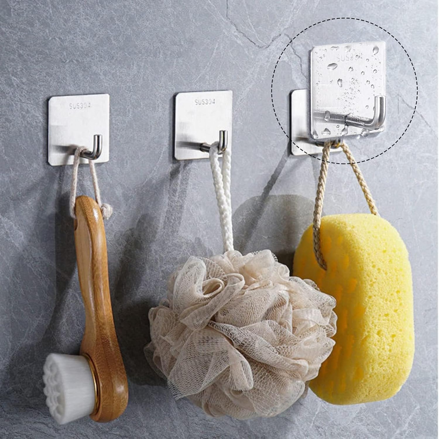 헤비 듀티 스테인리스 스틸 접착식 수건 걸이, 욕실 주 - Kitchen Appliances Shelves 리뷰 및 가격