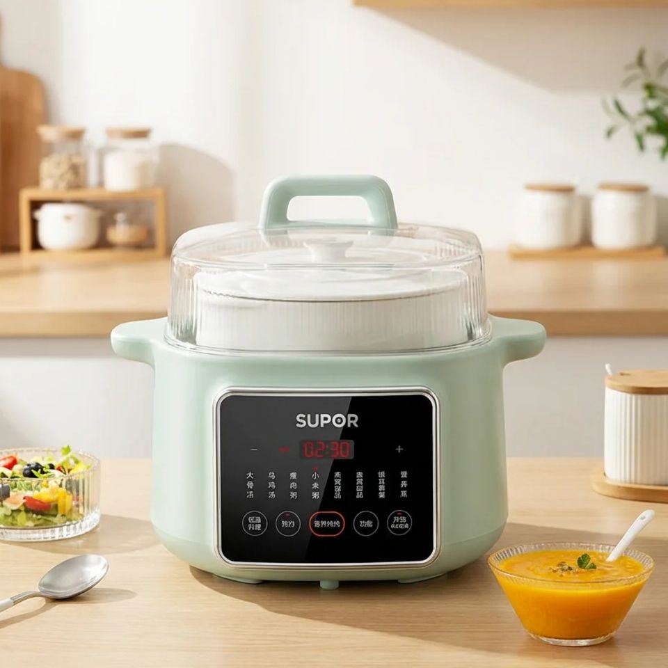 SUPOR 세라믹 다기능 슬로우 쿠커 이중 보일러 전기 - Slow Cooker Ceramic 리뷰 및 가격