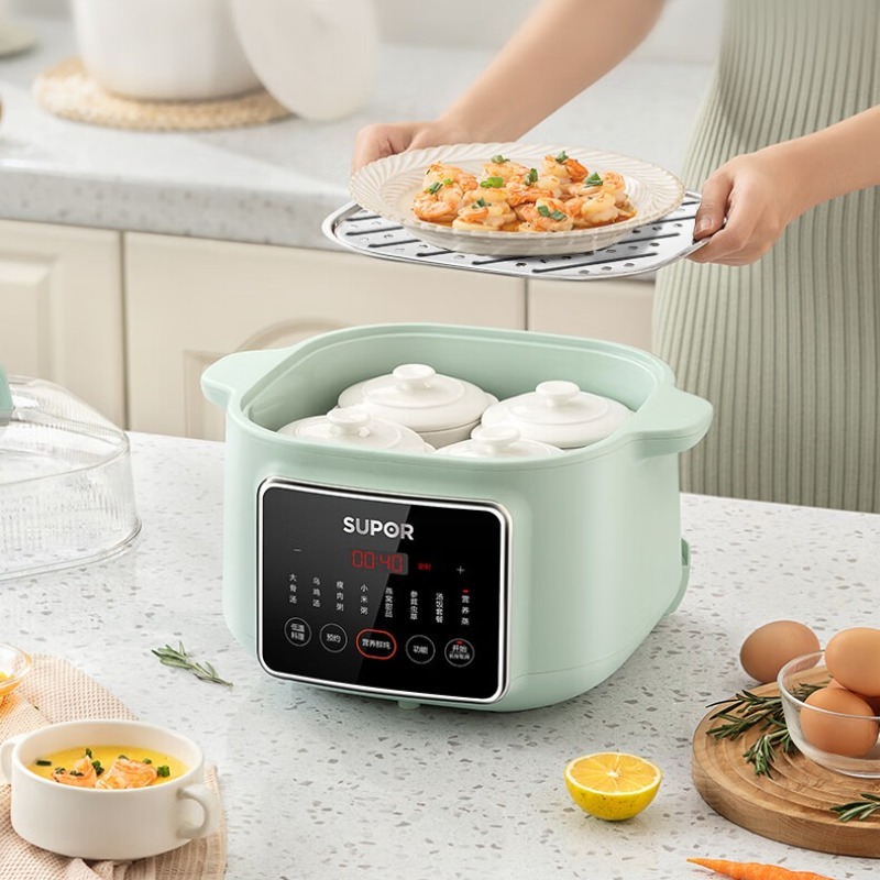 SUPOR 세라믹 다기능 슬로우 쿠커 이중 보일러 전기 - Slow Cooker Ceramic 리뷰 및 가격