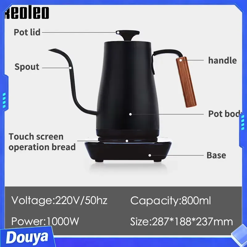 XEOLEO 커피 주전자 구스넥 주전자 800ml 전기 - Electric Kettle Gooseneck 리뷰 및 가격