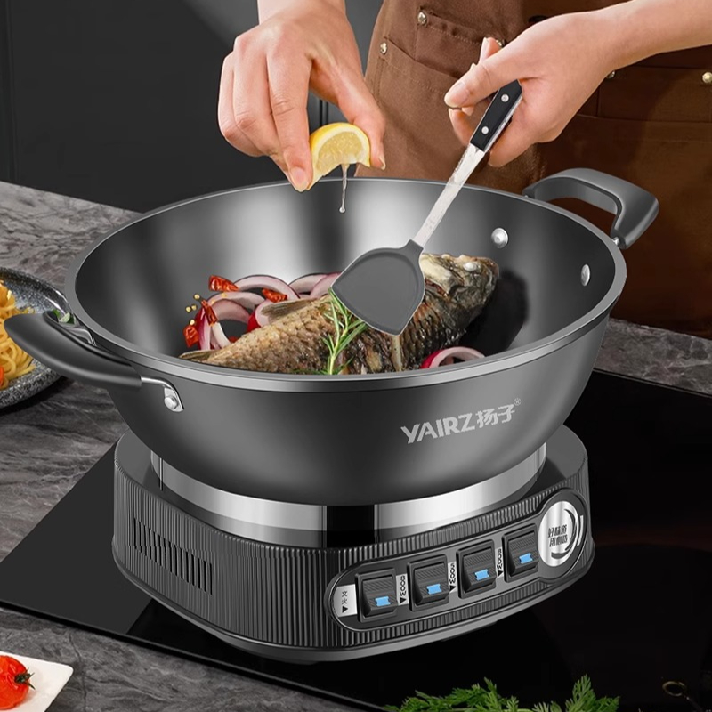 전기 프라이팬 붙지 않는 다기능 전기 가열 튀김 및 찜 - Slow Cooker Ceramic 리뷰 및 가격