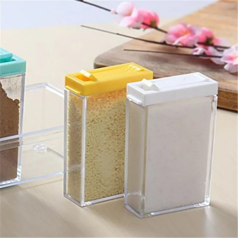 투명 조미료 6 그리드 조미료 상자 6 조각 세트 주방 - Kitchen Appliances Organizer 리뷰 및 가격