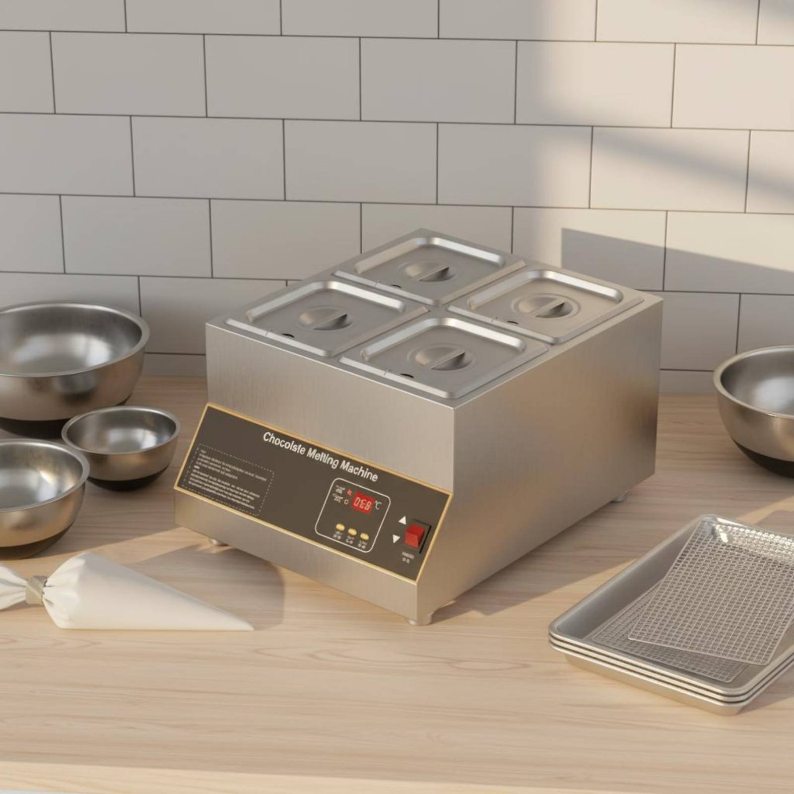 뜨거운 공기 초콜릿 녹이는 기계 물이 필요 없는 식품  - Kitchen Appliances You Need 리뷰 및 가격