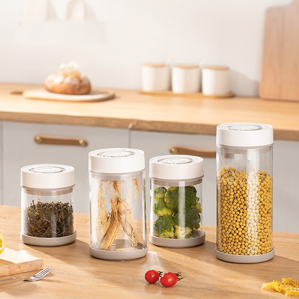 주방 습기 방지 유리 커피콩 항아리 자동 지능형 진공  - Kitchen Appliances Organizer 리뷰 및 가격