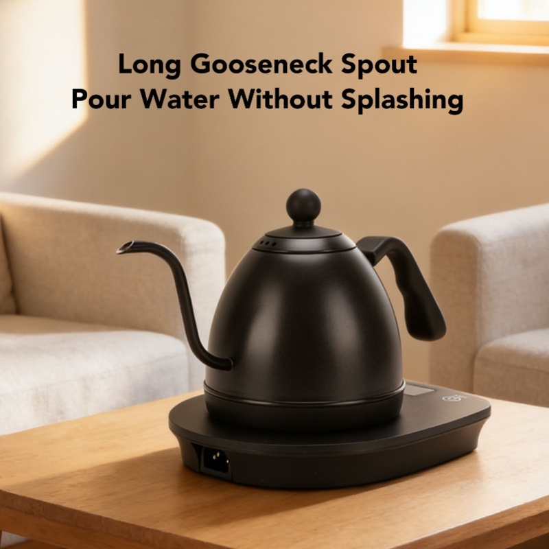 1000W 전기 구스넥 주전자 600ml 스테인리스 스 - Electric Kettle Gooseneck 리뷰 및 가격
