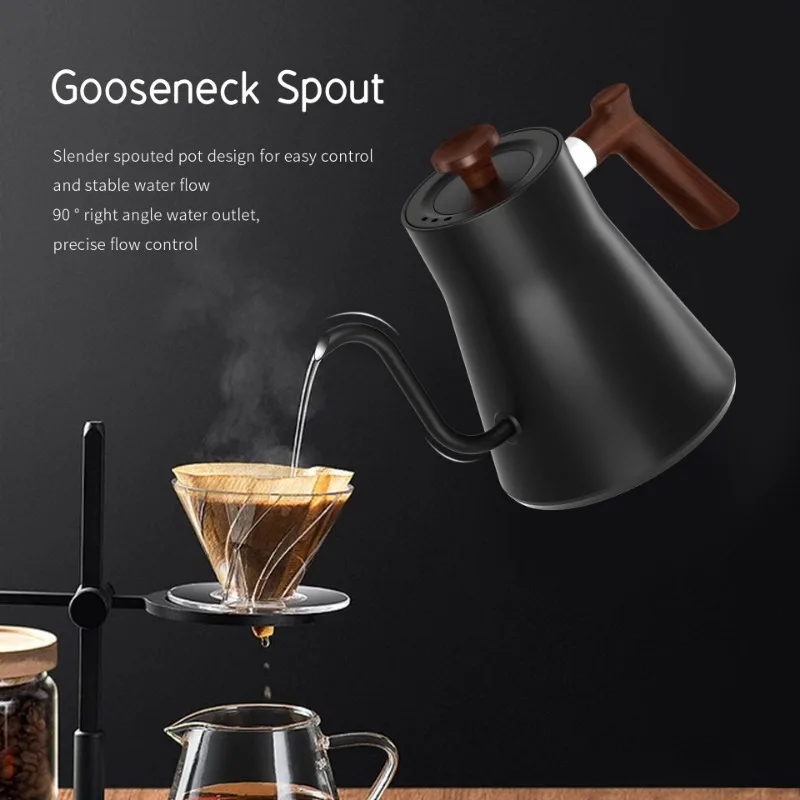 1200와트 지능형 일정 온도 전기 주전자 구스넥 포트 - Electric Kettle Gooseneck 리뷰 및 가격