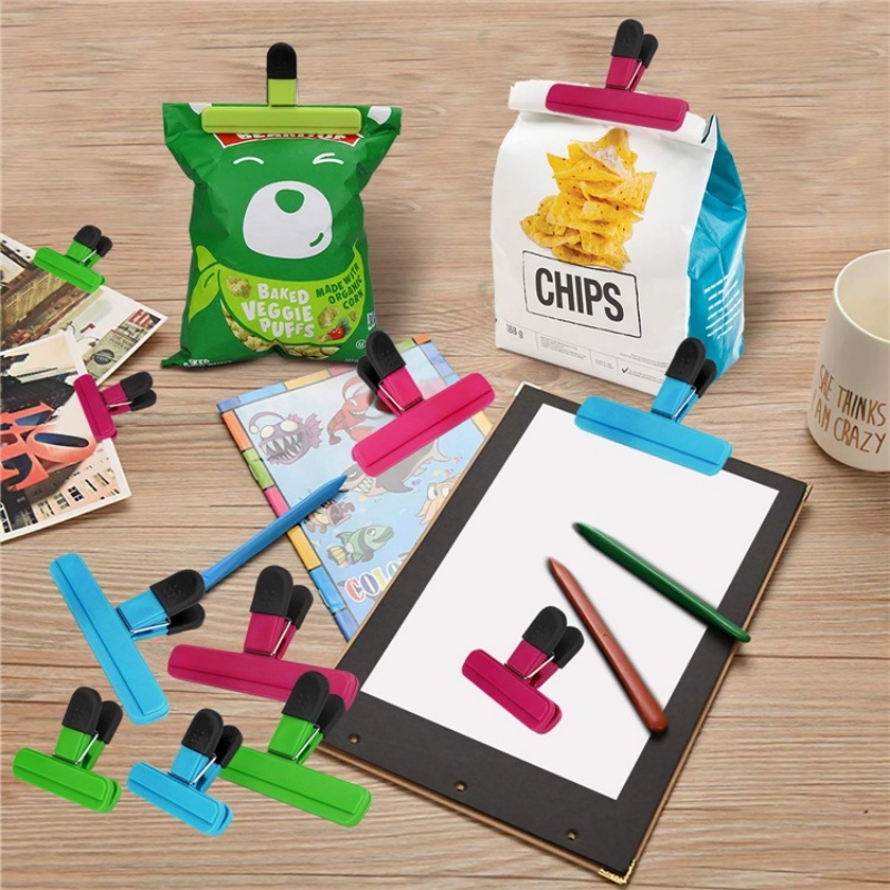 3-12PCS 다목적 씰링 클립 내구성있는 주방 스낵  - Kitchen Appliances Shelves 리뷰 및 가격