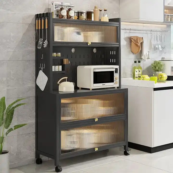 대용량 주방 수납장 주방 식기 보관대 방진 전자레인지  - Kitchen Appliances Price 리뷰 및 가격