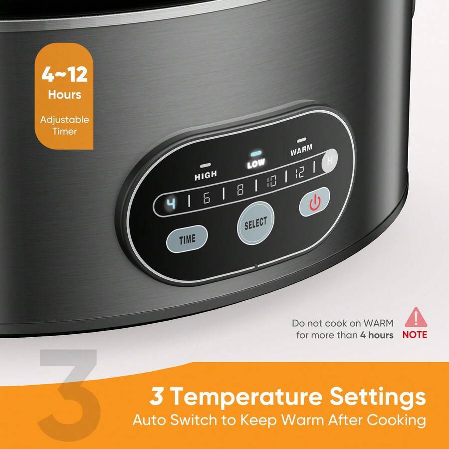 스위트크리스피 쿠커, 세라믹 논스틱 코팅, 프로그래밍  - Slow Cooker Ceramic 리뷰 및 가격