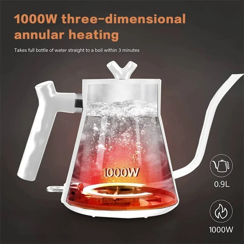 1000W 지능형 일정 온도 전기 주전자, 핸드브루 커 - Electric Kettle Gooseneck 리뷰 및 가격