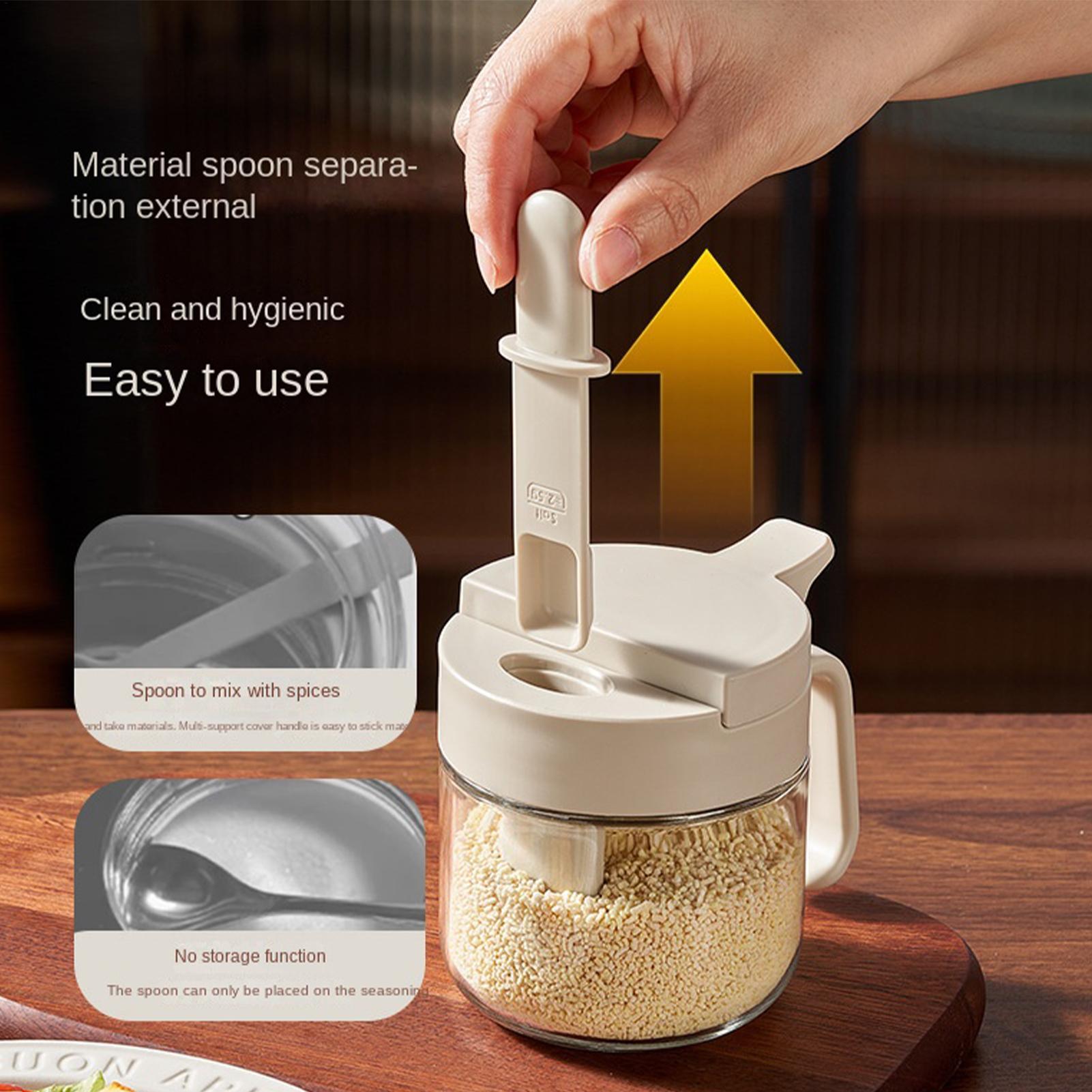 조미료 용기 누출 방지 소금 보관함(숟가락 포함) 주방 - Kitchen Appliances Organizer 리뷰 및 가격